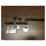 Bushnell .22 riflescope, Weaver K-4 scope etc