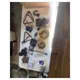 Triangle dinner bells, Bundt pans, mount etc