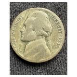 1945 S Jefferson nickel