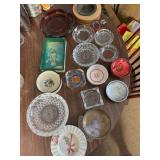 Vintage Ashtray collection,Camel light, wooden etc