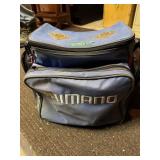 Shimano Tackle bag, beads, blades, spoons