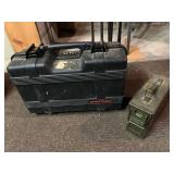 United metal Ammo Box, Photovac carrying case