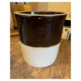 Antique 8 Gallon Heart Crock