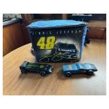 #48 Jimmie Johnson Cooler & wooden cars