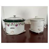 Large & small crockpot