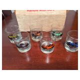 Ford Parts & Service low ball glasses