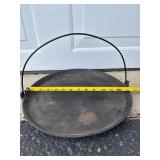 Vintage cast-iron griddle