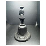 Vintage cast-iron soldier  handbell