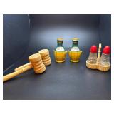 Vintage salt and pepper shakers
