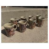 Watkins almanac and calendar coffee mugs