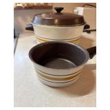 Vintage West Bend sauce pots