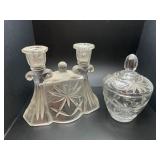 Vintage AH Star of David Double Candle holder etc