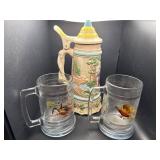Wildlife beer mugs & stein