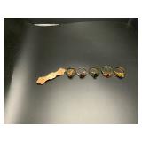 Vintage costume jewelry rings & brooch