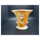 Vintage Akro Agate Orange Slag Glass Daffodil