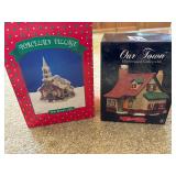 Our town, porcelain Village lighted houses