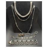 Vintage Coro bracelet, jewelry, etc.