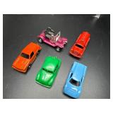 Vintage tootsie toy, blue, orange cars etc