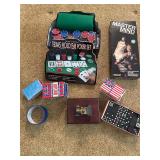 Texas hold em poker set, cards, Dominoï¿½s