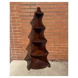 Vintage wooden plant stand