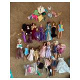 Vintage Barbie dolls, clothes, accessories