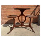Vintage wooden side table/plant stand