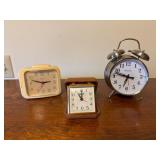 Vintage alarm clocks