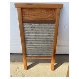 Vintage washboard wooden decor