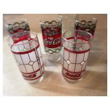 Vintage Coca-Cola stained glass look