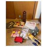 Vintage pillow, decor, etc.