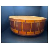 Vintage California Redwood Forest salad bowl