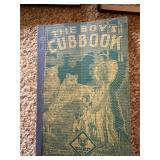 Antique Cub Scout, Bible and books