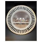Vintage Crooksville and Napco last supper plates