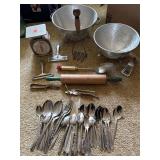 Vintage kitchen cooking supplies