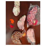 Vintage pincushions &  potholder