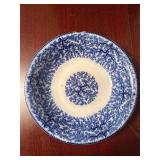 Vintage Fibre Woolworth, England, flow blue dish