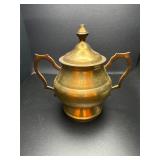Vintage Brass Sugar Bowl