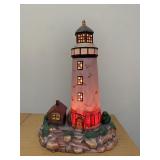 Vintage Lighthouse with light