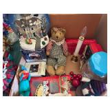 Claydough Avon, angel and Santa ornaments, etc.