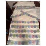 Yo-yo fabric curtains