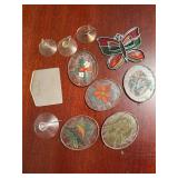 Painted small window hangers