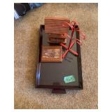 Vintage Coaster well, cup holder, tray etc