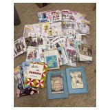 Vintage clothing patters etc
