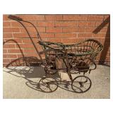 Antique doll carriage