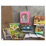 Vintage Disney puzzles and tote
