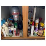 Cleaning supplies, etc.