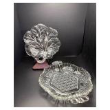 Vintage AH , pebble leaf  dishes