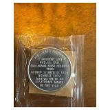 Vintage Presidents residence, collectors token