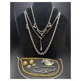 Vintage rhinestone jewelry