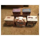 vintage Hallmark storefront card tins